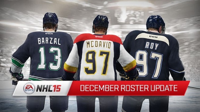 nhl 15 team rosters
